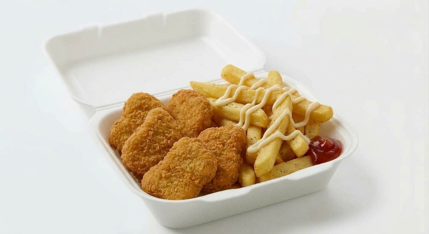 4 Chicken Nuggets & Chips